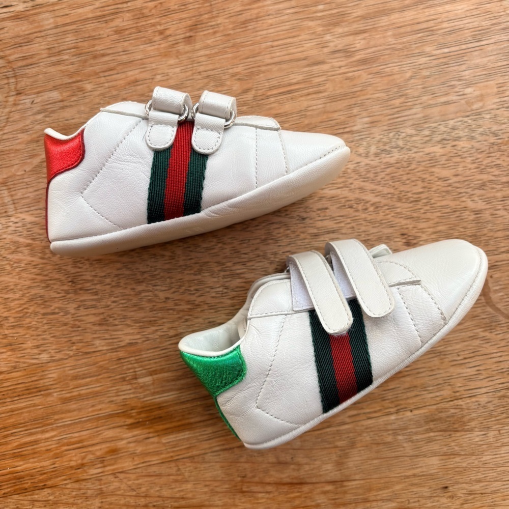 Gucci Baby Ace Leather Sneakers